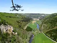 View from the 'Knopfmacherfelsen' towards Beuron.