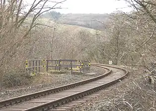 The Donnersberg Railway just before Kirchheimbolanden