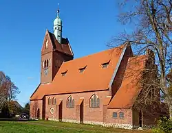 Church in the municipal part of Derben