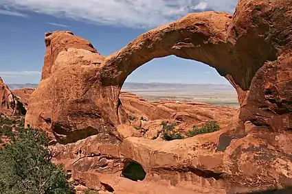 View of Double O Arch