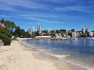 A quiet dock in Double Bay, Sydney Harbour, Australia.