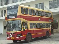 Image 33A double-decker bus used for public transit in Kerala, India (from Bus)