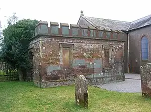 The Douglas Family Mausoleum at Cummertrees Parish Church, traditional burial place of the Marquesses of Queensberry.