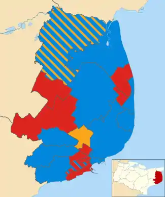 2003 results map