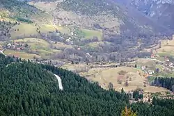 Dovlići seen from Mt Trebević