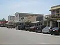 Businesses in downtown Burnet.