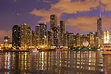 Downtown Chicago from Navy Pier