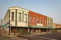 Buildings in Clarksville town square