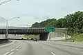 Downtown Connector looking north at University Avenue