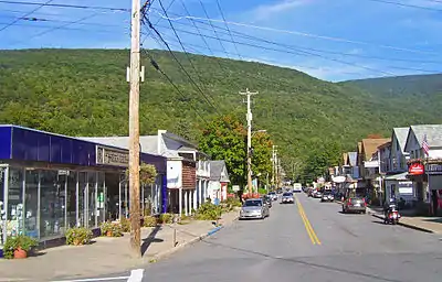 View along Main Street