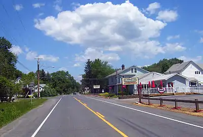 Tillson, looking north along the main highway