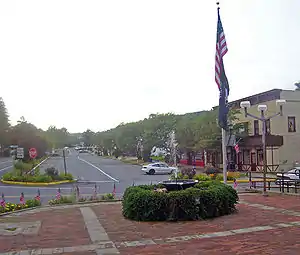 Downtown Woodridge, from village hall plaza