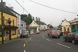 Looking east - up 'Main Street' - on the Cavan side