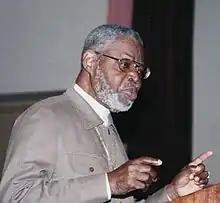 Ben-Jochannan lecturing in Brooklyn circa 1990s.