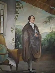 José Gaspar Rodríguez de Francia, a 19th-century consul and dictator of Paraguay, with a mate gourd and its respective bombilla