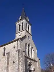 The church in Dracy-le-Fort