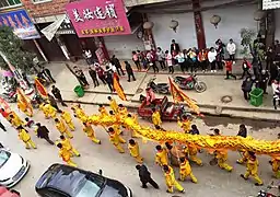 Dragon Dance during Spring Festival