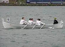 Drekin, after the boat race at the Joansoka Festival in Tvøroyri in June 2011.