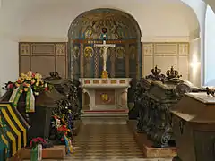 Wettin crypt in Katholische Hofkirche, Dresden