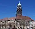 The Neues Dresdner Rathaus (New City Hall), seen from the Georgplatz.