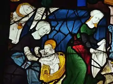 16th-century window in church Saint-Pierre de Dreux