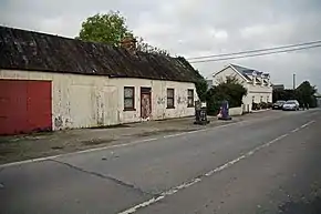 Closed garage and petrol station in Dromina