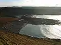 view from hill fort, Drumbreddan Bay.