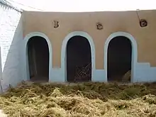 Drying Crop in rural Punjabi home