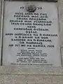 Commemorative plaque in memory of the Volunteers killed in Dublin Castle 1920