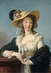 Portrait of the Duchess de Polignac, 1782 oil on canvas. Musée de l'Histoire de France (Versailles).