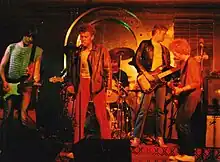 Th' Dudes at the Cricketers' Arms, Wellington, New Zealand. 1980.