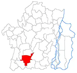 Location in Brăila County