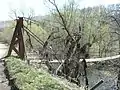 Pedestrian bridge over the Dugna River