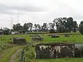 Bunkers in the meadow