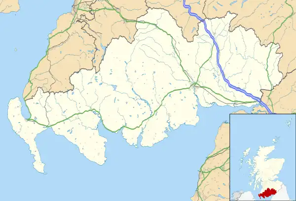 Crocketford is located in Dumfries and Galloway