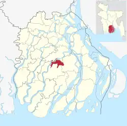 Location of Dumki Upazila