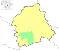 Location of Šveicarija eldership