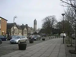 Looking east-southeast from the centre of the village