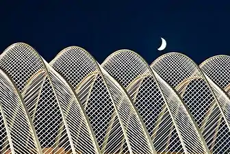 Walkway canopy of L'Umbracle