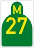 Metropolitan route M27 shield