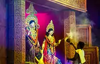 Durga Puja in Dhaka.