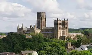 Image 55Durham Cathedral. The Norman cathedral was built 1093–1133 (from History of England)