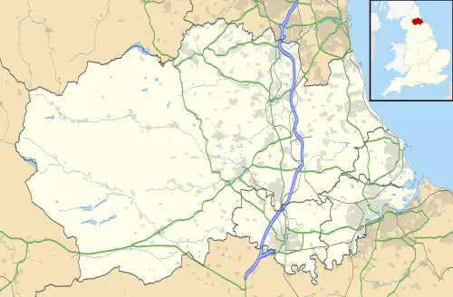 Redmarshall is located in County Durham