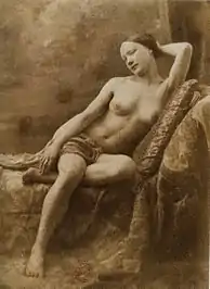 Image 19Photograph by Jean Louis Marie Eugène Durieu, part of a series made with Eugène Delacroix (from Nude photography)