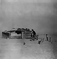 Image 18The Dust Bowl ravaged the Oklahoma Panhandle and nearby areas in the 1930s. (from History of Oklahoma)