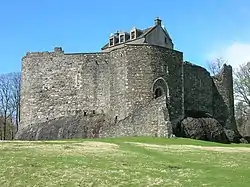 Photo of a stone castle