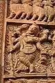Terracotta panel in Duttapara Navaratna temple