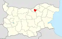 Dve Mogili Municipality within Bulgaria and Ruse Province.