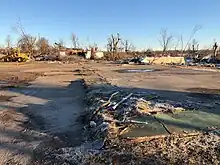 Image 2Low-end EF4 damage to a business in downtown Cayce. (from 2021 Western Kentucky tornado)