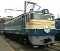 Preserved EF60 510 at Omiya Works open day in October 2011